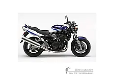 Autocollants pour Suzuki GSF1200N BANDIT 2005 - Bleu • Suzuki Autocollants OEM