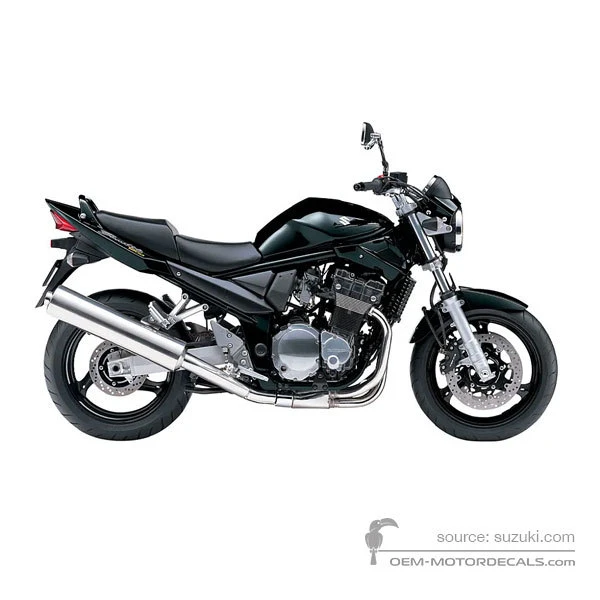 Naklejki do Suzuki GSF1200N BANDIT 2006 - Czarny • Suzuki Naklejki OEM