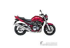 Autocollants pour Suzuki GSF1200N BANDIT 2006 - Rouge • Suzuki Autocollants OEM