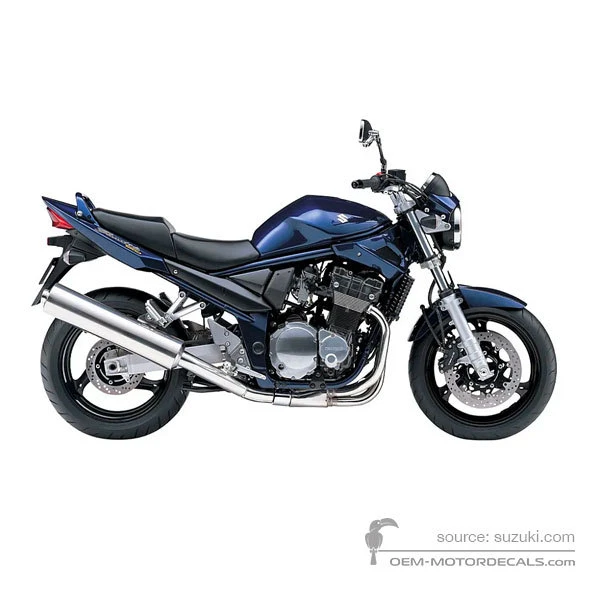 Naklejki do Suzuki GSF1200N BANDIT 2006 - Niebieski • Suzuki Naklejki OEM