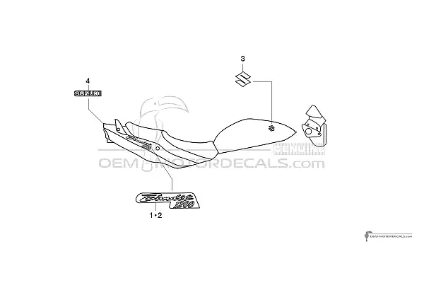 Suzuki GSF1200N BANDIT 2006 - Black