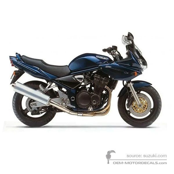 Naklejki do Suzuki GSF1200S BANDIT 2001 - Niebieski • Suzuki Naklejki OEM