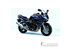 Decals for Suzuki GSF1200S BANDIT 2002 - Blue • Suzuki OEM Decals