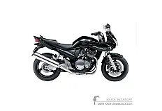 Stickers voor Suzuki GSF1200S BANDIT 2006 - Zwart • Suzuki OEM Stickers