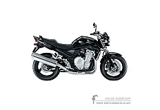 Aufkleber für Suzuki GSF1250N BANDIT 2007 - Schwarz • Suzuki OEM-Aufkleber