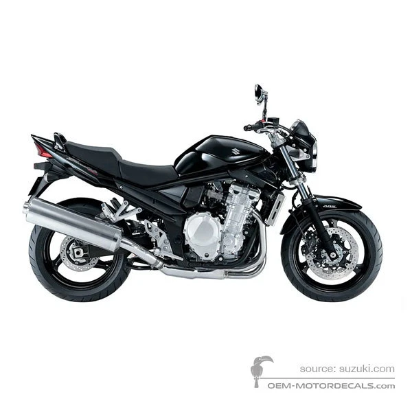 Naklejki do Suzuki GSF1250N BANDIT 2007 - Czarny • Suzuki Naklejki OEM
