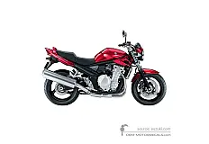 Naklejki do Suzuki GSF1250N BANDIT 2007 - Czerwony • Suzuki Naklejki OEM