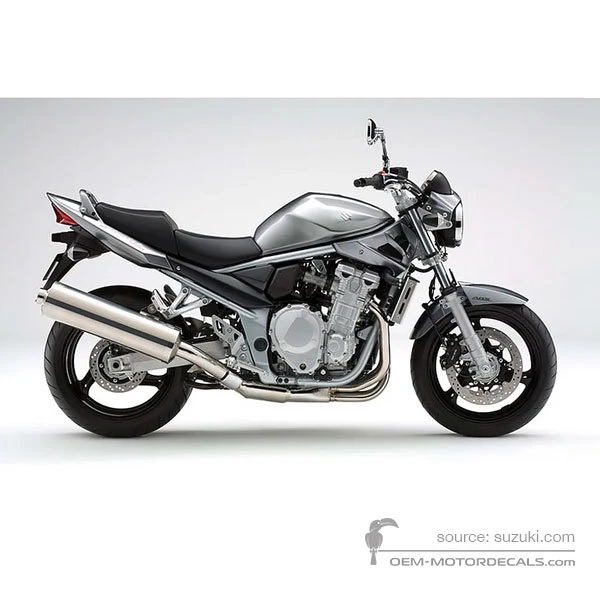 Aufkleber für Suzuki GSF1250N BANDIT 2008 - Grau • Suzuki OEM-Aufkleber