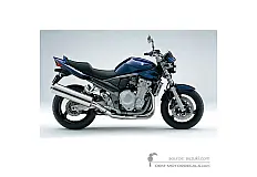Stickers voor Suzuki GSF1250N BANDIT 2009 - Blauw • Suzuki OEM Stickers