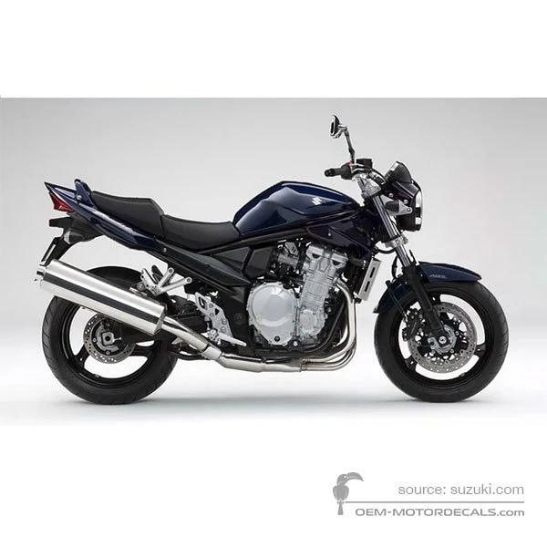 Naklejki do Suzuki GSF1250N BANDIT 2008 - Niebieski • Suzuki Naklejki OEM