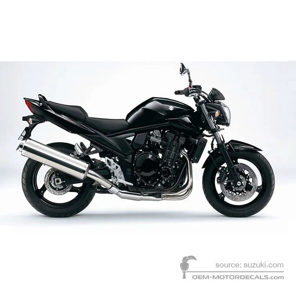 Decals for Suzuki GSF1250N BANDIT 2010 - Black • Suzuki OEM Decals