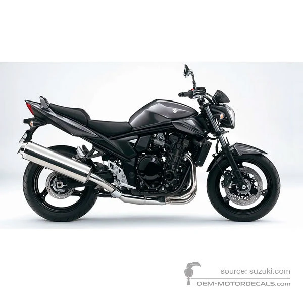 Autocollants pour Suzuki GSF1250N BANDIT 2010 - Gris • Suzuki Autocollants OEM