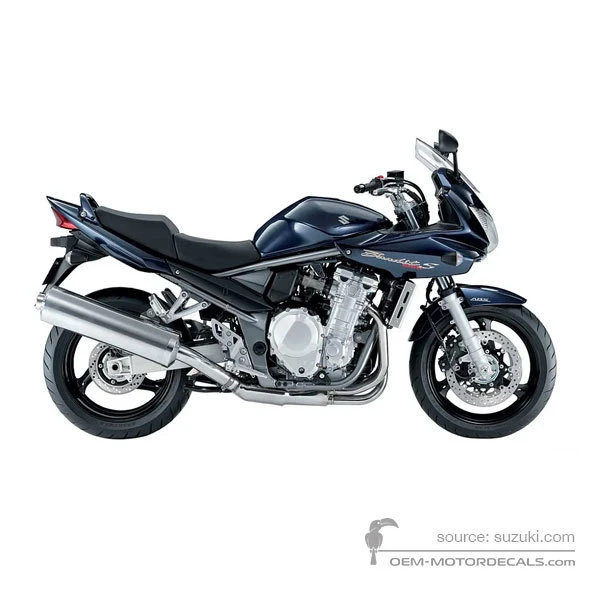Adesivi per Suzuki GSF1250S BANDIT 2007 - Blu • Suzuki Adesivi OEM