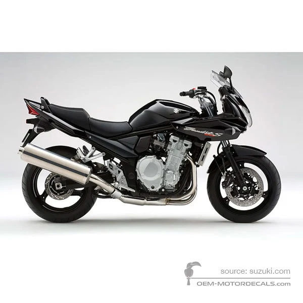 Aufkleber für Suzuki GSF1250S BANDIT 2007 - Schwarz • Suzuki OEM-Aufkleber