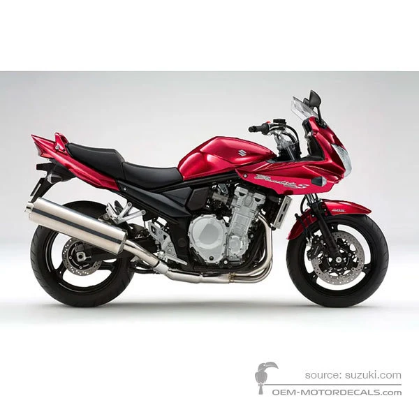 Decals for Suzuki GSF1250S BANDIT 2008 - Red • Suzuki OEM Decals