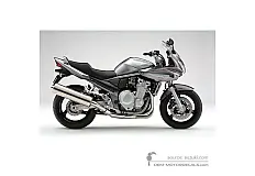 Adesivi per Suzuki GSF1250S BANDIT 2009 - Argento • Suzuki Adesivi OEM