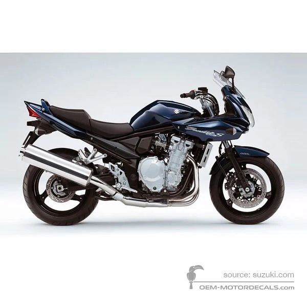Stickers voor Suzuki GSF1250S BANDIT 2009 - Blauw • Suzuki OEM Stickers