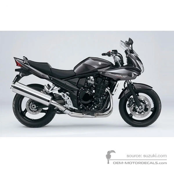 Stickers voor Suzuki GSF1250S BANDIT 2010 - Grijs • Suzuki OEM Stickers