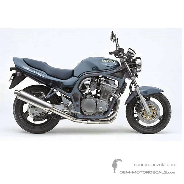 Naklejki do Suzuki GSF600N BANDIT 1995 - Zielony • Suzuki Naklejki OEM