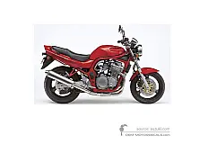 Decals for Suzuki GSF600N BANDIT 1995 - Red • Suzuki OEM Decals