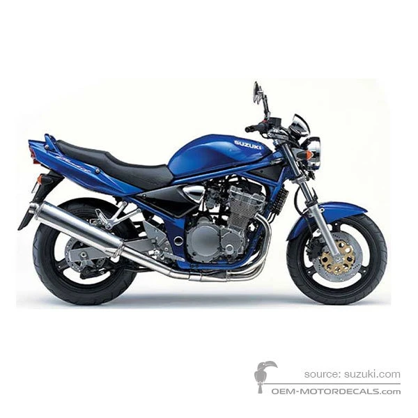 Decals for Suzuki GSF600N BANDIT 2000 - Blue • Suzuki OEM Decals