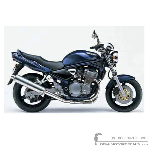 Aufkleber für Suzuki GSF600N BANDIT 2001 - Blau • Suzuki OEM-Aufkleber