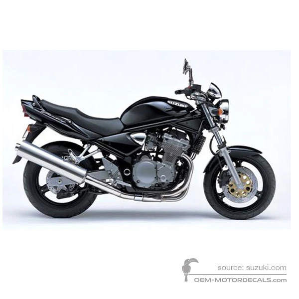 Naklejki do Suzuki GSF600N BANDIT 2002 - Czarny • Suzuki Naklejki OEM