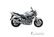 Naklejki do Suzuki GSF600N BANDIT 2004 - Srebrny • Suzuki Naklejki OEM