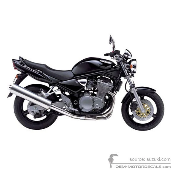 Naklejki do Suzuki GSF600N BANDIT 2004 - Czarny • Suzuki Naklejki OEM