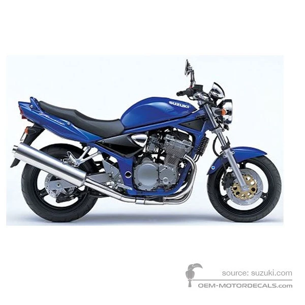 Naklejki do Suzuki GSF600N BANDIT 2004 - Niebieski • Suzuki Naklejki OEM