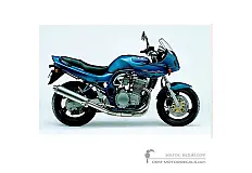 Naklejki do Suzuki GSF600S BANDIT 1998 - Niebieski • Suzuki Naklejki OEM