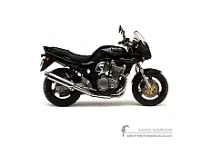 Stickers voor Suzuki GSF600S BANDIT 1997 - Zwart • Suzuki OEM Stickers