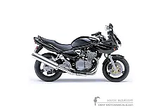 Naklejki do Suzuki GSF600S BANDIT 2002 - Czarny • Suzuki Naklejki OEM