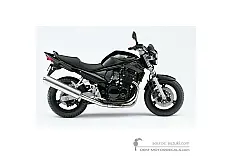 Autocollants pour Suzuki GSF650N BANDIT 2005 - Noir • Suzuki Autocollants OEM