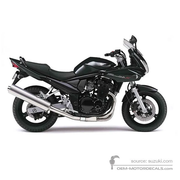 Adesivi per Suzuki GSF650S BANDIT 2005 - Nero • Suzuki Adesivi OEM