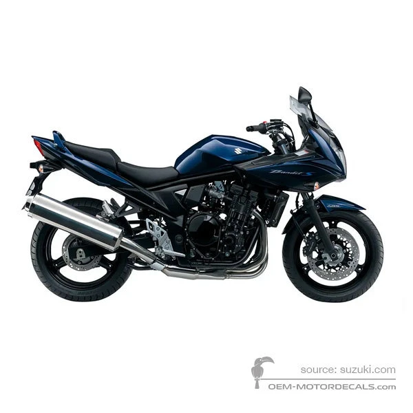 Adesivi per Suzuki GSF650S BANDIT 2009 - Blu • Suzuki Adesivi OEM