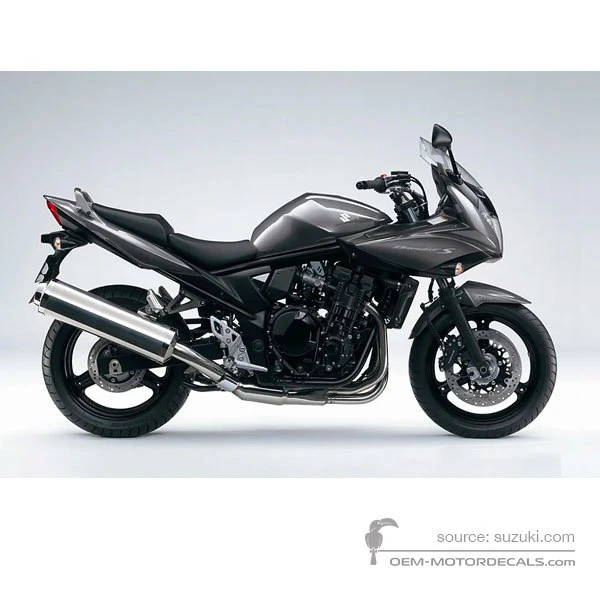 Decals for Suzuki GSF650S BANDIT 2009 - Gray • Suzuki OEM Decals