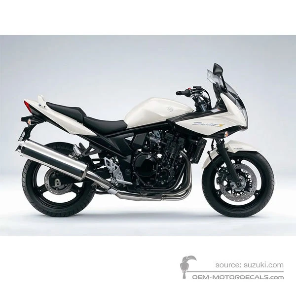 Aufkleber für Suzuki GSF650S BANDIT 2011 - Weiss • Suzuki OEM-Aufkleber