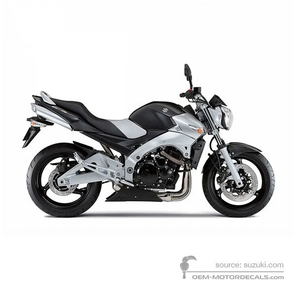 Naklejki do Suzuki GSR600 2007 - Czarny • Suzuki Naklejki OEM