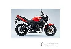 Naklejki do Suzuki GSR600 2008 - Pomarańczowy • Suzuki Naklejki OEM