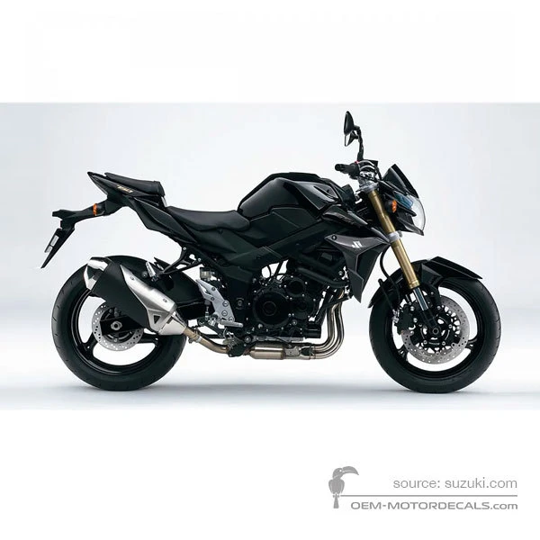 Autocollants pour Suzuki GSR750 2011 - Noir • Suzuki Autocollants OEM