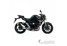 Stickers voor Suzuki GSR750 2013 - Zwart • Suzuki OEM Stickers