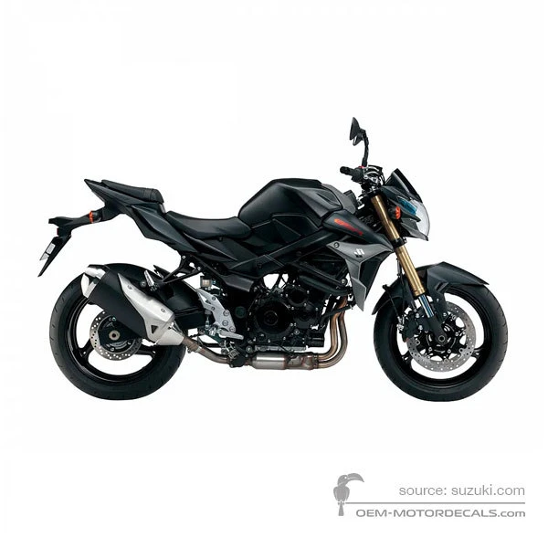 Naklejki do Suzuki GSR750 2013 - Czarny • Suzuki Naklejki OEM