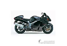 Stickers voor Suzuki GSX1300R Hayabusa 1999 - Zwart • Suzuki OEM Stickers