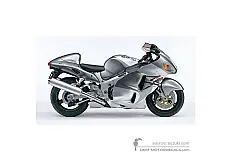 Stickers voor Suzuki GSX1300R Hayabusa 2002 - Zilver • Suzuki OEM Stickers