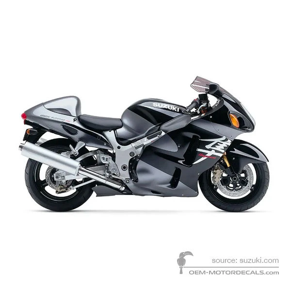 Pegatinas para Suzuki GSX1300R Hayabusa 2003 - Gris • Suzuki Pegatinas OEM