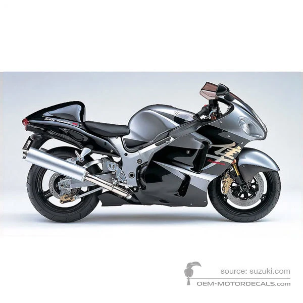 Aufkleber für Suzuki GSX1300R Hayabusa 2005 - Grau • Suzuki OEM-Aufkleber