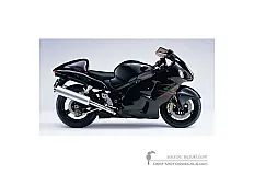 Decals for Suzuki GSX1300R Hayabusa 2007 - Black • Suzuki OEM Decals