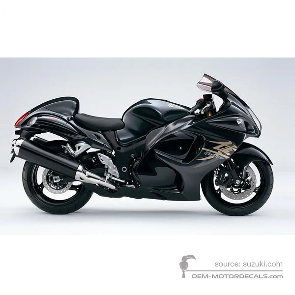 Adesivi per Suzuki GSX1300R HAYABUSA 2008 - Nero • Suzuki Adesivi OEM