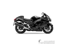 Stickers voor Suzuki GSX1300R HAYABUSA 2010 - Zwart • Suzuki OEM Stickers
